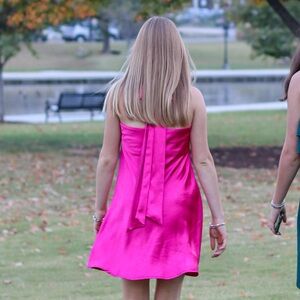 Altar'd State Pink Halter Sundress for Cocktail